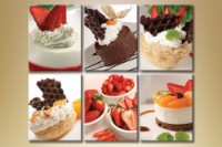 Pictură Gallerix Polyptych desserts (1547191)