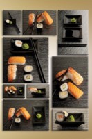 Картина Gallerix Polyptych Sushi (1547233)