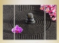 Картина Gallerix Triptych Orchids and Massage Stones 01 (2699489)