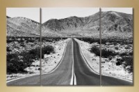 Pictură Gallerix Triptych Road perspective (1523146)