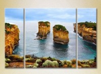 Pictură Gallerix Triptych Rocks in the Sea 01 (2180949)