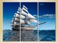 Картина Gallerix Triptych Sailboat 01 (2180942)