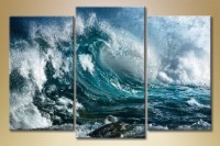 Картина Gallerix Triptych storm (1529827)