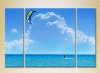 Pictură Gallerix Triptych Surfer (2180953)
