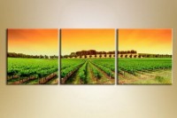 Pictură Gallerix Triptych tea plantation (1409561)