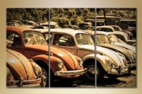 Pictură Gallerix Triptych Volkswagen Beetle (1523130)
