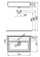 Умывальник Roca Gap Alter (A3270MN000) фото №3 — интернет-магазин Desire.md
