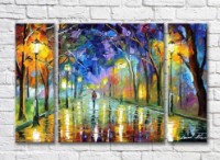 Pictură Gallerix Walk along the alley in the park (35110200)