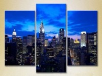 Картина Magic Color Triptych New York Skyscrapers (2658491)