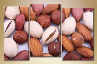 Pictură Magic Color Triptych Nuts (1547291)