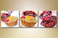 Pictură Magic Color Triptych Pastries 2 (1547267)