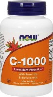 Vitamine NOW Vitamin C-1000+Rose Hips&Bioflavonoids 100tab