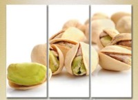 Pictură Magic Color Triptych Pistachio close-up (2698721)
