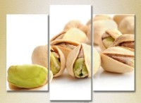 Pictură Magic Color Triptych Pistachio close-up (2698723)