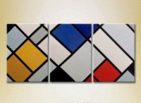 Картина Magic Color Triptych Red/Blue cage (2229554)