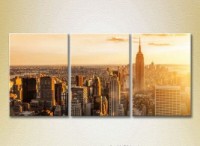 Картина Magic Color Triptych Sunrise Over Manhattan (2658429)