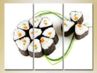 Pictură Magic Color Triptych Sushi (2698719)
