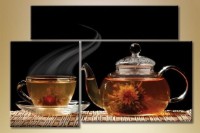 Pictură Magic Color Triptych Teapot and Tea (1547280)