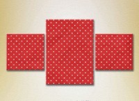 Картина Magic Color Triptych the Red/White dots (2229548)