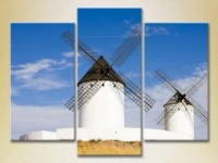 Картина Magic Color Triptych Windmills (2658434)