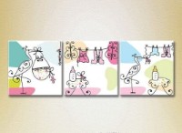 Картина Magic Color Triptych With Newborn (2229673)