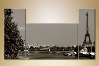 Картина Magic Color Triptych, Eiffel Tower (2658911)