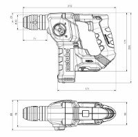 Ciocan rotopercutor Metabo Power Maxx BH 12 BL 16 (600207850) imaginea #3 — magazin online Desire.md