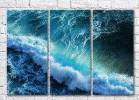 Pictură Magic Color Waves of the sea in a storm (3469122)