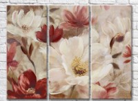 Картина Magic Color White and Red flowers (3572529)