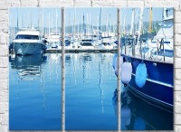 Pictură Magic Color Yachts moored in the bay (3469206)