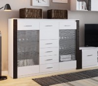 Комод SV-Мебель Гамма 20 Ясень Анкор Светлый/Венге фото №4 — интернет-магазин Desire.md