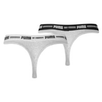 Сhiloţi pentru dame Puma Women String 2P Pack Gray M imaginea #2 — magazin online Desire.md