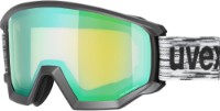 Лыжные очки Uvex Athletic FM Black/Green/Gray фото №1 — интернет-магазин Desire.md