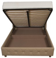 Кровать Alcantara Avatar-2 160x200 Leather Cappuccino