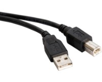 Cablu USB Cablexpert USB 2.0 AM/BM 1.8 m Black (CCP-USB2-AMBM-6)