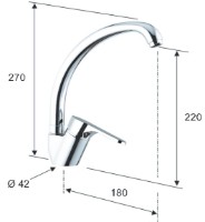 Baterie bucătărie Remer L42 Class LIne  imaginea #2 — magazin online Desire.md