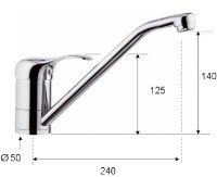 Baterie bucătărie Remer Musa M40 imaginea #2 — magazin online Desire.md