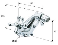 Baterie pentru bideu Remer Liberty 23LICE imaginea #2 — magazin online Desire.md