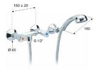 Смеситель для душа Remer 39YG фото №2 — интернет-магазин Desire.md