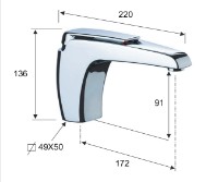 Смеситель для умывальника Remer Atmos A11 фото №2 — интернет-магазин Desire.md