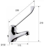 Смеситель для умывальника Remer Kiss K14 фото №2 — интернет-магазин Desire.md
