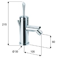 Смеситель для биде Remer Jazz J20 фото №2 — интернет-магазин Desire.md