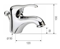 Смеситель для умывальника Remer Musa M10 фото №2 — интернет-магазин Desire.md