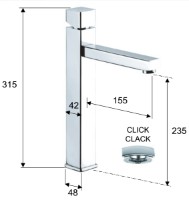 Baterie lavoar Remer Square S10L imaginea #2 — magazin online Desire.md