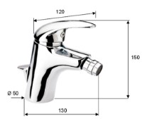 Baterie pentru bideu Remer Ten T20CS imaginea #2 — magazin online Desire.md