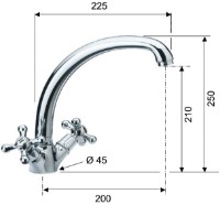 Baterie bucătărie Remer Liberty 43LICE imaginea #2 — magazin online Desire.md
