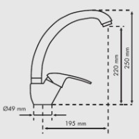 Смеситель для кухни Plados Neomix UG55 Sahara фото №2 — интернет-магазин Desire.md