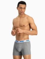 Сhiloţi pentru bărbați Puma Basic Boxer 2P Blue/Grey L imaginea #3 — magazin online Desire.md