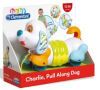 Jucarie de impins si tras Clementoni Chiarlie Pull Along Dog (17262) imaginea #2 — magazin online Desire.md