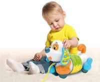 Jucarie de impins si tras Clementoni Chiarlie Pull Along Dog (17262) imaginea #4 — magazin online Desire.md